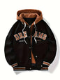 Dreams Varsity Hoodie Jacket / Letterman Patch Jacket