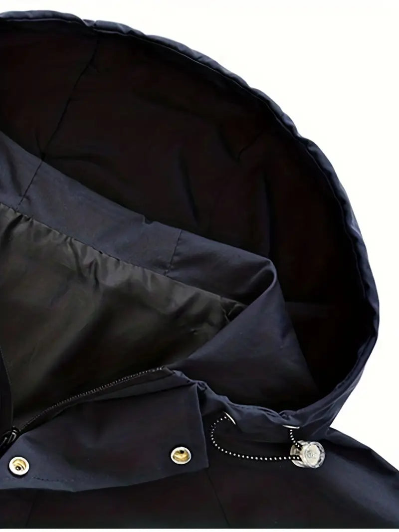 Italia Corduroy Panel Puffer Jacket – Thick Winter Coat with Detachable Hood