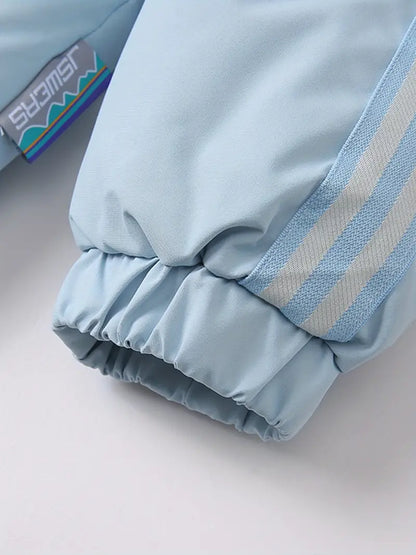 Thick Winter Hooded Puffer Jacket (Layered Style / Streetwear)