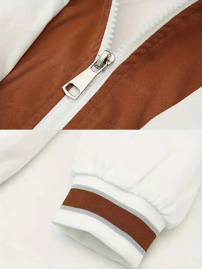 Dreams Varsity Hoodie Jacket / Letterman Patch Jacket